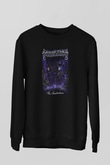 Dissection Baskılı Unisex Siyah Sweatshirt