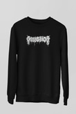 Dissection Baskılı Unisex Siyah Sweatshirt