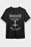 Dissection Baskılı Unisex Siyah Tişört - Tshirt