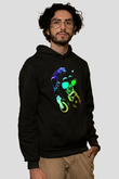 DJ ŞempanzeSiyah  Unisex Hoodie