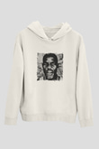 DMX Baskılı Unisex Beyaz Kapüşonlu Sweatshirt