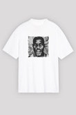DMX Baskılı Unisex Beyaz Tişört