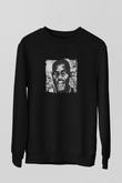DMX Baskılı Unisex Siyah Sweatshirt