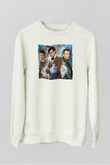 Doctor Who Beyaz Unisex Sweatshirt