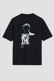 Doctor Who Siyah Unisex Oversize Tişört T-Shirt