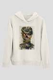 Doğa ve KurukafaBeyaz  Unisex Hoodie