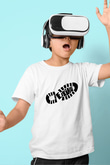 Doğa Yürüyüşü Baskılı Unisex Beyaz Çocuk Tişört - Tshirt