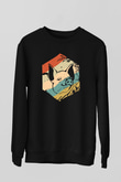 Domuz Siyah Unisex Sweatshirt