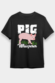 Domuz Siyah Unisex Tişört T-Shirt - TişörtFabrikası