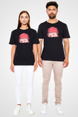 Domuz Siyah Unisex Tişört T-Shirt - TişörtFabrikası