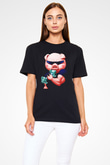 Domuz Siyah Unisex Tişört T-Shirt - TişörtFabrikası