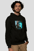 Don Diablo Baskılı Unisex Siyah Hoodie