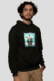 Don Diablo Baskılı Unisex Siyah Hoodie