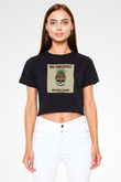 Don Diablo Siyah  Crop Top Tişört
