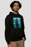 Don Diablo Siyah Unisex Kapüşonlu Sweatshirt