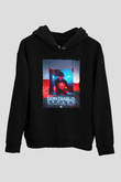 Don Diablo Siyah Unisex Kapüşonlu Sweatshirt