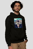 Don Diablo Siyah Unisex Kapüşonlu Sweatshirt