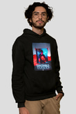 Don Diablo Siyah Unisex Kapüşonlu Sweatshirt
