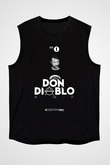 Don Diablo Siyah Unisex Kolsuz Tişört
