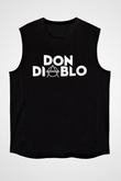 Don Diablo Siyah Unisex Kolsuz Tişört