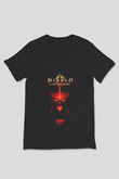 Don Diablo Siyah Unisex V Yaka Tişört T-Shirt