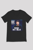 Don Diablo Siyah Unisex V Yaka Tişört