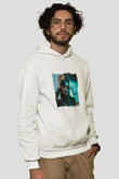 Don DiabloBaskılı Beyaz Hoodie
