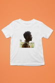 Donald Glover Baskılı Beyaz Unisex Çocuk Tişört