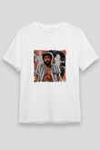 Donald Glover Baskılı Unisex Beyaz Tişört