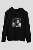Donald Glover Baskılı Unisex Siyah Hoodie