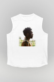 Donald Glover Beyaz Unisex Kolsuz Tişört