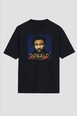 Donald Glover Siyah Unisex Oversize Tişört T-Shirt