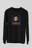 Donald Glover Siyah Unisex Sweatshirt