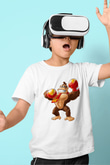Donkey Kong Beyaz Unisex Çocuk Tişört
