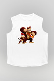 Donkey Kong Beyaz Unisex Kolsuz Tişört