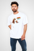 Donkey Kong Beyaz Unisex Tişört T-Shirt