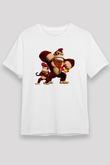 Donkey Kong Beyaz Unisex Tişört T-Shirt