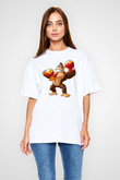 Donkey Kong Beyaz Unisex Tişört T-Shirt