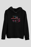 Donkey Kong Siyah Unisex Hoodie