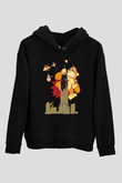 Donkey Kong Siyah Unisex Hoodie
