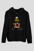 Donkey Kong Siyah Unisex Kapüşonlu Sweatshirt