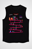 Donkey Kong Siyah Unisex Kolsuz Tişört