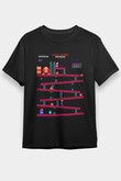 Donkey Kong Siyah Unisex Tişört