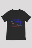 Donkey Kong Siyah Unisex  V Yaka Tişört
