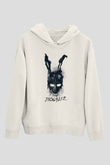 Donnie Darko Baskılı Beyaz Unisex Hoodie