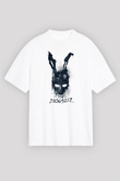 Donnie Darko Baskılı Beyaz Unisex Oversize Tişört - Tshirt