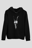 Donnie Darko Baskılı Unisex Siyah Hoodie