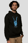 Donnie Darko Baskılı Unisex Siyah Hoodie