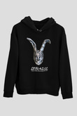 Donnie Darko Baskılı Unisex Siyah Hoodie