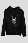 Donnie Darko Baskılı Unisex Siyah Hoodie